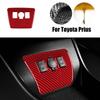 Red Carbon Car Power Output Button Panel Trim Sticker For Toyota Prius 2012-2015