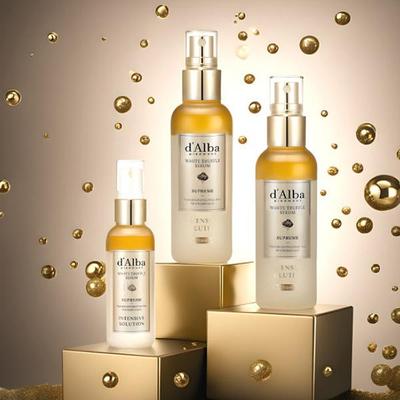 Dalva White Truffle Supreme Intensive Serum 100mlx2p + Supreme Serum 50ml Set, 1 Set Popular Korean Cosmetics