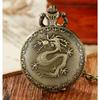 Exquisite Bronze Pocket Watch with Small Heart-shaped Spider Web Shell Watch Necklace, Small Pocket Watch, Gift Pocket Watch Pendant Pocket Watch