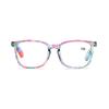 Casual Fashionable Printed Reading Glasses Ultra-light Spring Legs Comfortable and Sturdy Anti-blue Light Glasses 0 To +4.0