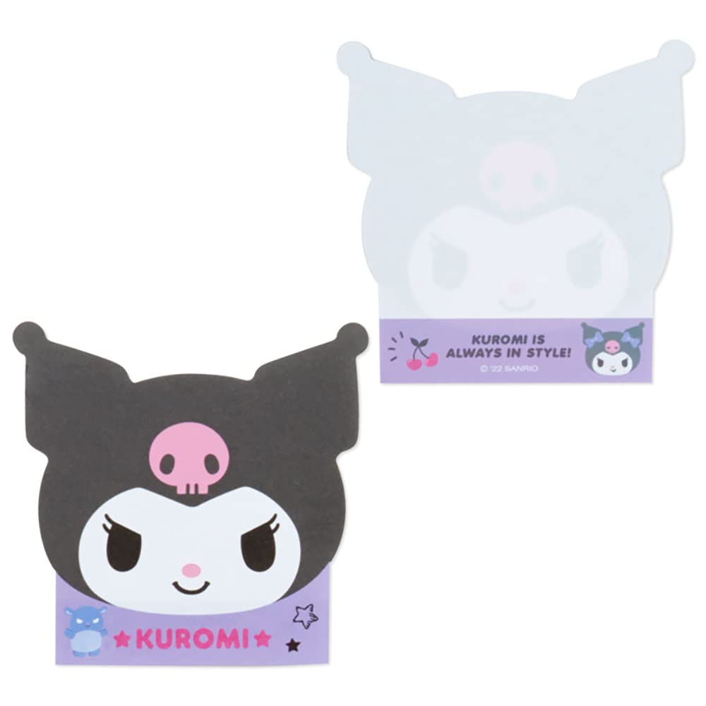 Sanrio Kuromi Character Face Shaped Memo Pad 932507
