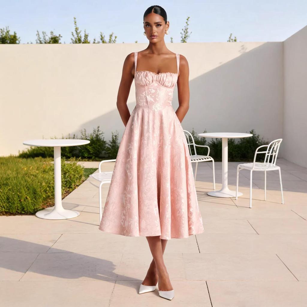 High-End Summer Fashion Backless Camisole Dress for Women