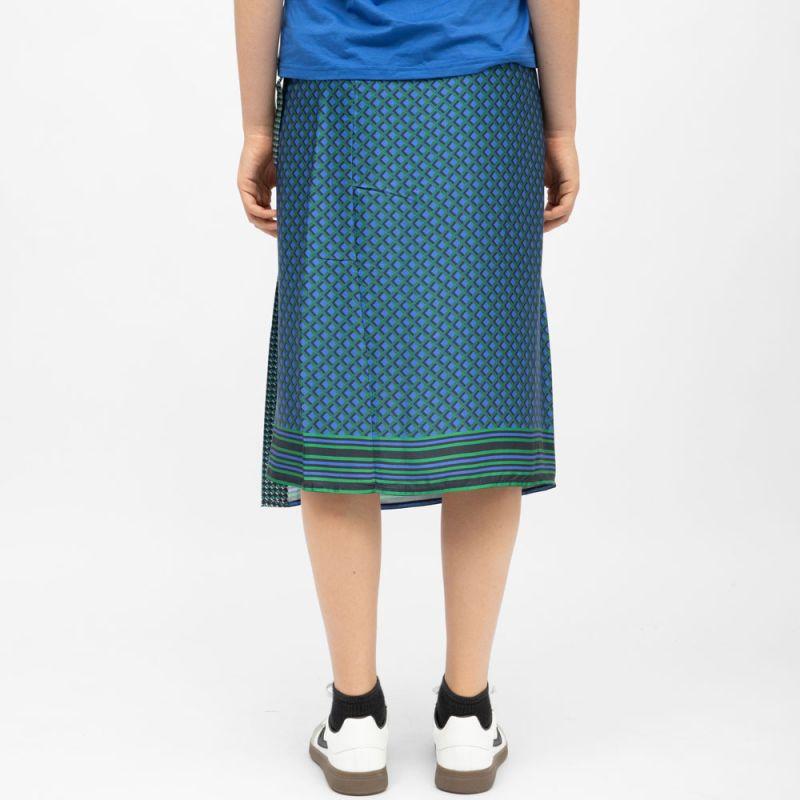 Jupe portefeuille satinée avec imprimé graphique judy Femme LA PETITE ETOILE