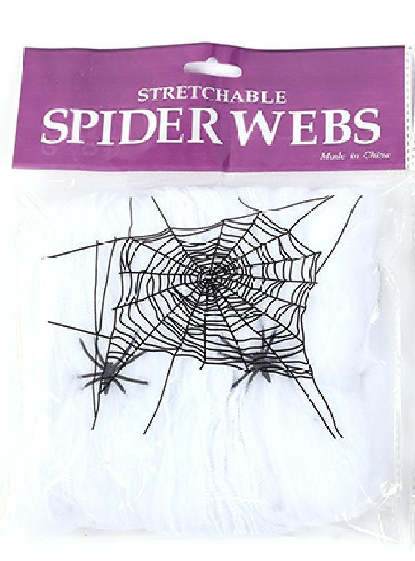 Halloween Spider Web Lights Spider Net LED String Lights with 8 Lamp Mode for Haunted House Halloween Home Window Wall Decor