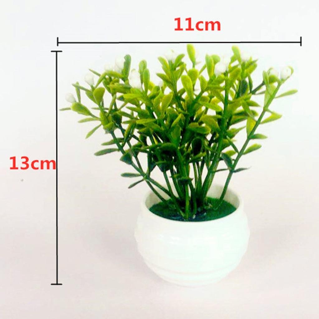 Realistico artificiale in vaso Fiori finti Piante in vaso Bonsai Decorazione del giardino di casa
