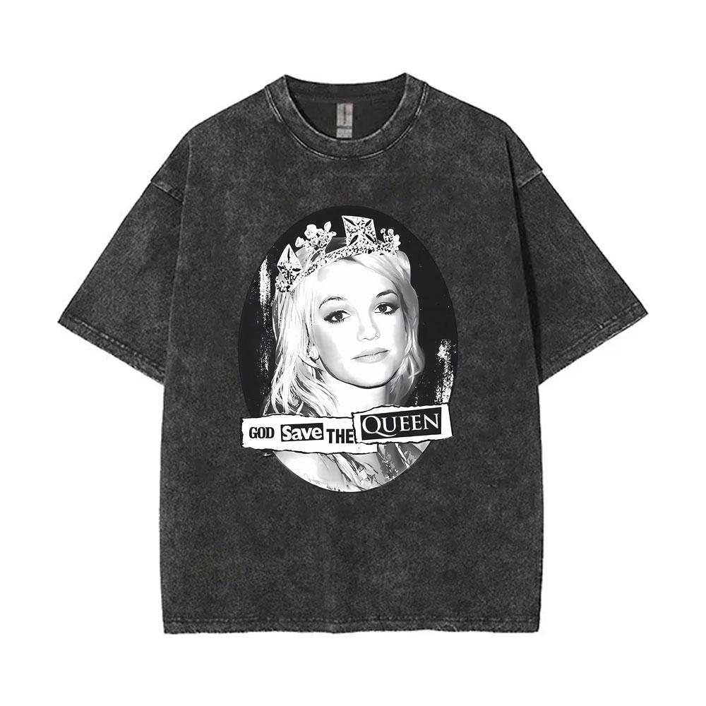 Make America Great Again Paris Hilton Britney Spears Lindsay Lohan Vintage Washed Tshirt Men Women Casual Oversized T Shirts S