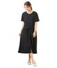 Maternity Waffle Pajamas and Maternity Size 4L Loungewear/Pajamas [Maternity Wear/Nursing Clothes] Short-Sleeved 2-Way One-Piece (Pre-