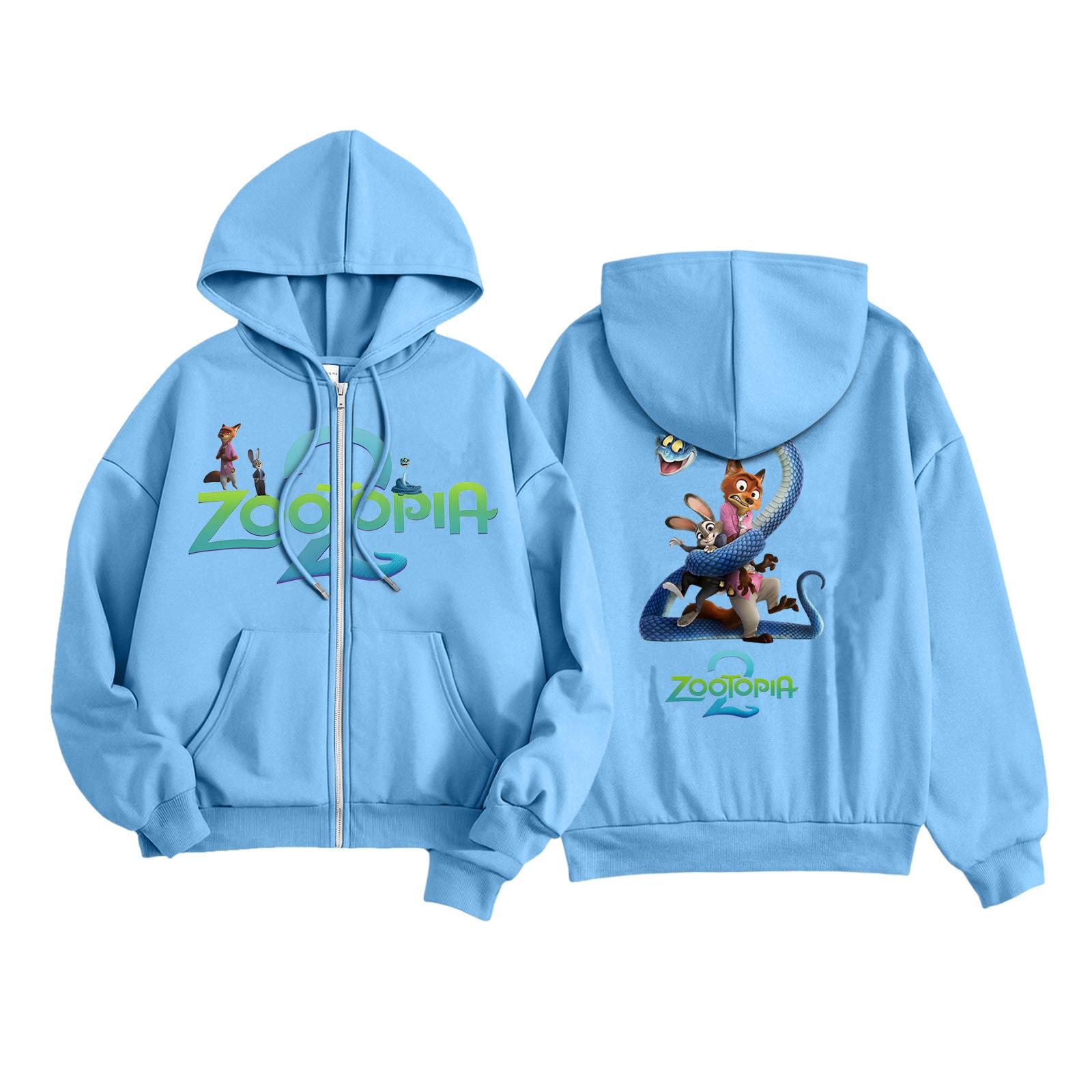 

Детская повседневная модная куртка с капюшоном на молнии с длинными рукавами и принтом 100