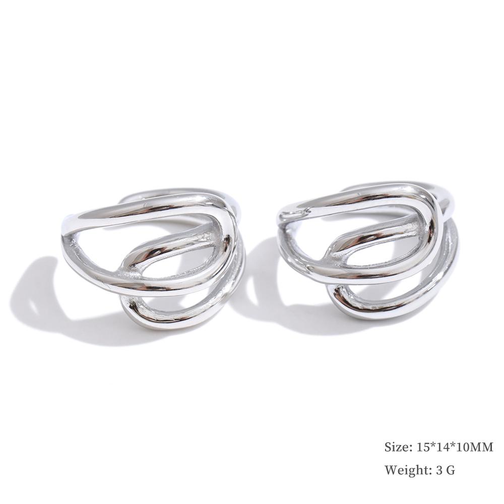 Yhpup Stainless Steel Adjustable Ear Bone Clip Earrings Arrivals Platinum Plated Popular Charming Chic Accessories Wholesale