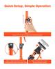 Cabinet Jack Support Pole, 2-Pack, 40-60 Cm Steel Telescopic Quick Support Rod, Adjustable 3rd Hand System Up To 100 Kg Capacity for Installing