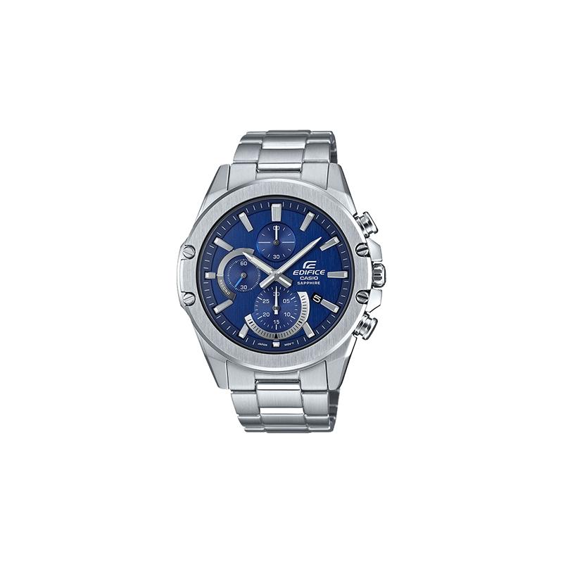 

Casio EDIFICE Artificial Sapphire Mirror Men s Waterproof Watch Quartz Movement Stainless Steel Strap Japanese and Korean Watch Men s EFR-S567YD-2AUPR синий