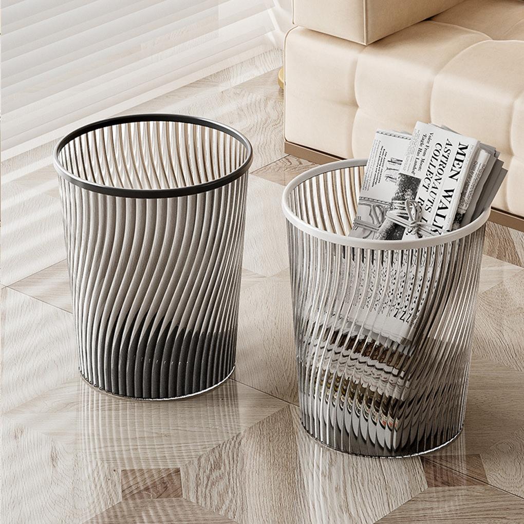 ABS Black Kitchen Bin Stylish And Practical Addition To Home Black Waste Paper Bin Waste Paper Bins