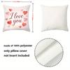 I love you Heart Patterns Happy Valentine Day Pillows Polyester pillowcase, sofa decorative cushion cov Headboard Pillow