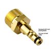 Highly Pressure Hose Connectors Brass Quickly Connect Fittings Adapter for Power Washers Reliability Performances