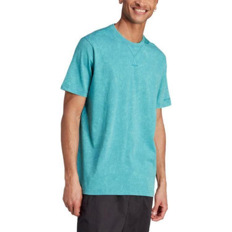 Adidas T Shirt Men's Arctic Ocean Blue IJ6922