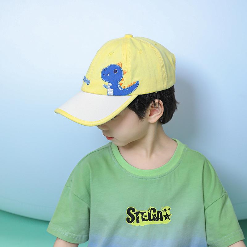 1100 New Children's Hats Boys and Girls Sunshade Baseball Caps Spring and Summer Cartoon Cute Sunscreen Peaked Caps
