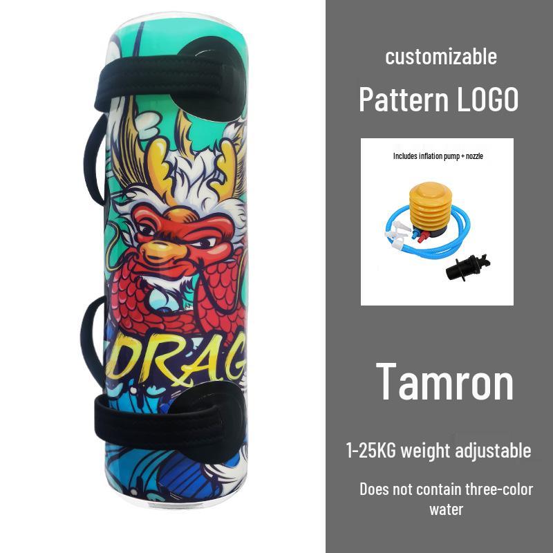 Bärbar Uppblåsbar Vattenviktspåse för Styrke- och Balansträning