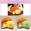 Plush Turtle Cartoon Pillow With Soft Short Pile Fabric For Kids And Teens