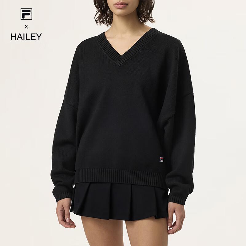 FILA x Hailey Women s V-Neck Long Sleeve Tennis Top 37