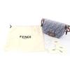 Pristine FENDI Shoulder Bag Mamma Baguette Small Gray denim Women 8BS105 Used