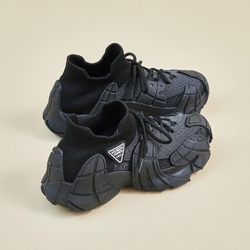 

Socks Sneakers Women s 2025 Autumn New Mesh Breathable Lightweight Dad Shoes Fitness Running Shoes 44