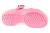 Crocs Classic Platform Dipped Buckle Clog, Womens pink Slides