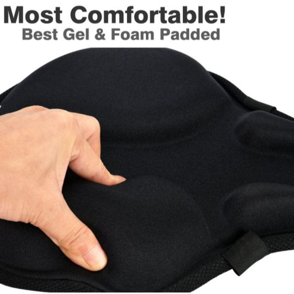 Breathable Bike Seat Cover Thickened E-Bike Gel Pad Soft Bike Seat Cushion
