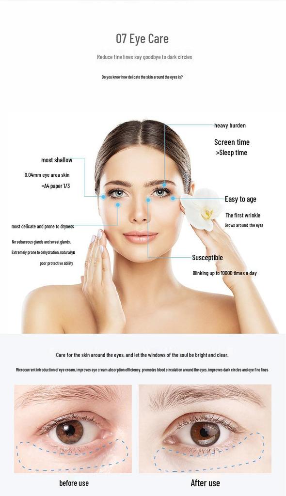 EMS Color Light Photonic Beauty Device for Microcurrent Skin Rejuvenation
