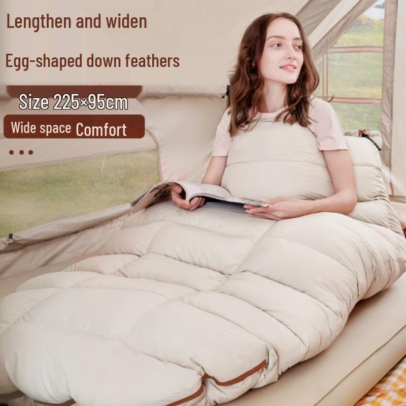 Baichengdao Outdoor White Duck Down Sleeping Bag