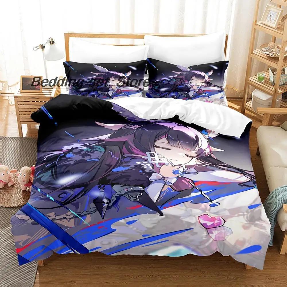 Game Genshin Impact Columbina Bedding Set Single Twin Full Queen King Size Bed Set Aldult Kid Bedroom Duvetcover Sets Anime Bed