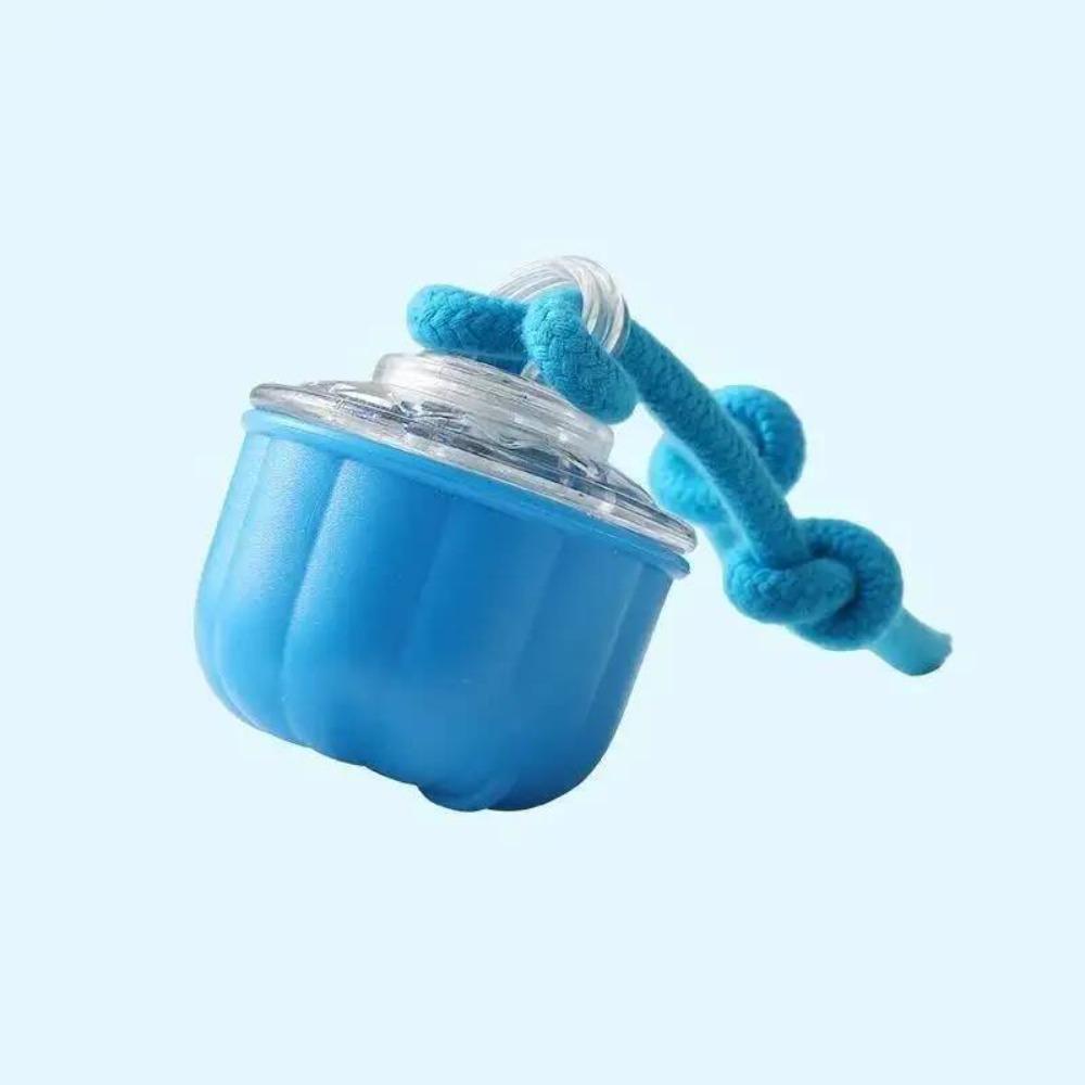 

USB Powered Smart Interactive Dog Toys Relieve Boredom with Knot Rope Smart Rolling Ball Fun Electronic Interactive Pet Toy синій