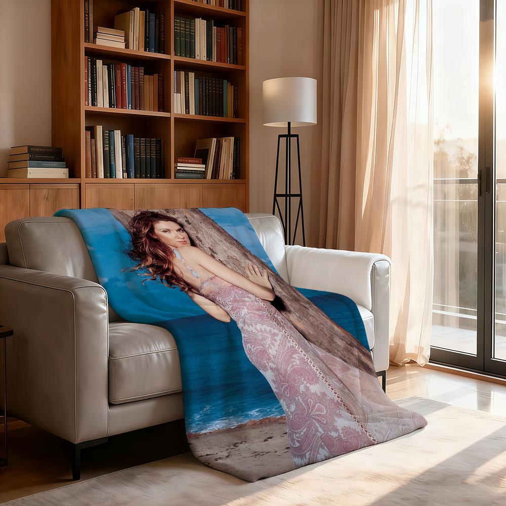 Sänger C Celine D Dion N Decke Weiche Überwurfdecke für Zuhause Schlafzimmer Bett Sofa Picknick Reise Büro Ruhe Abdeckung Decke Geschenk