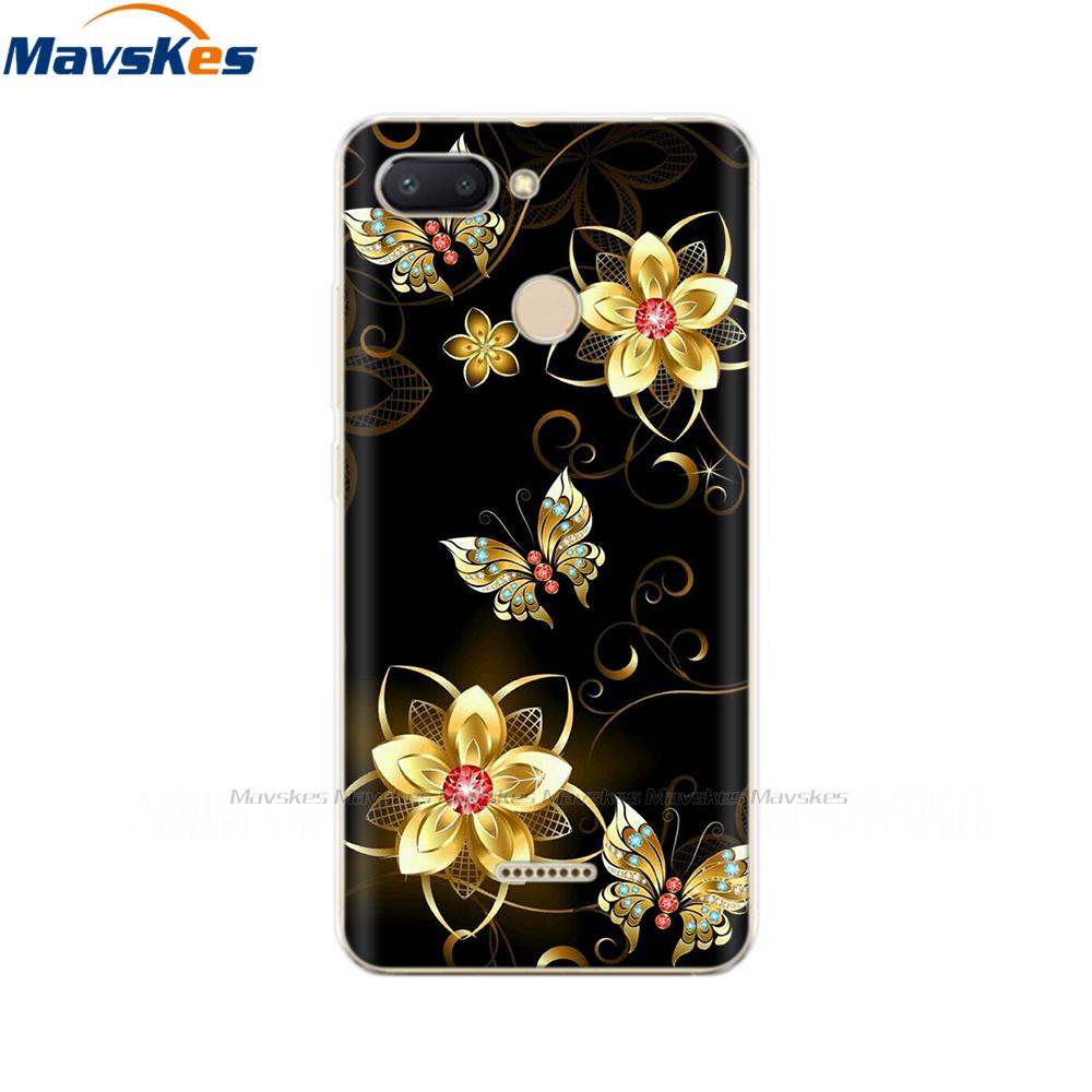 Silicone Cover for Xiaomi Redmi 6 Case Full Protection Soft Tpu Back Cover Phone Case for Xiaomi Redmi 6 Redmi6 Bumper Coque Bag
