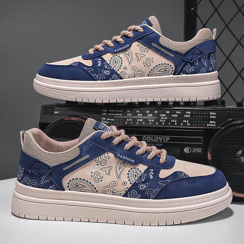 Men Casual Shoes Designer Brand Lace-up Platform Sneakers Skateboard Shoe Outdoor Non Slip Damping Walking Shoe Fashion Hot Sale
