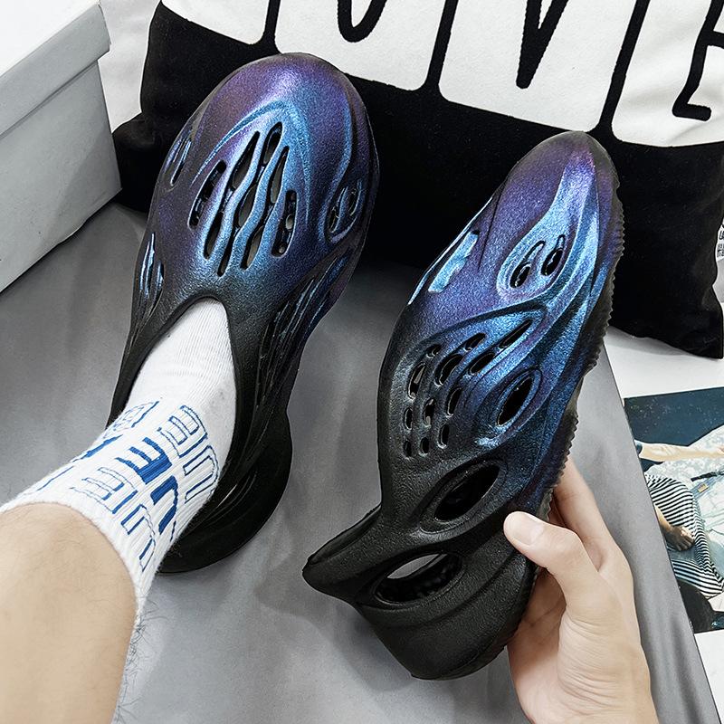 New Summer Men's Casual Fashion Beach Shoes Korean Version of the Trend Bag Head Camouflage Hole Shoes