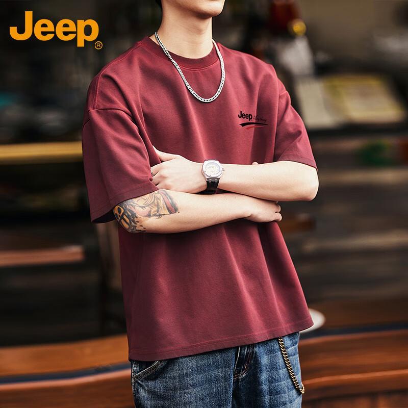 JEEP Men's Casual Cotton Short Sleeve T-Shirt