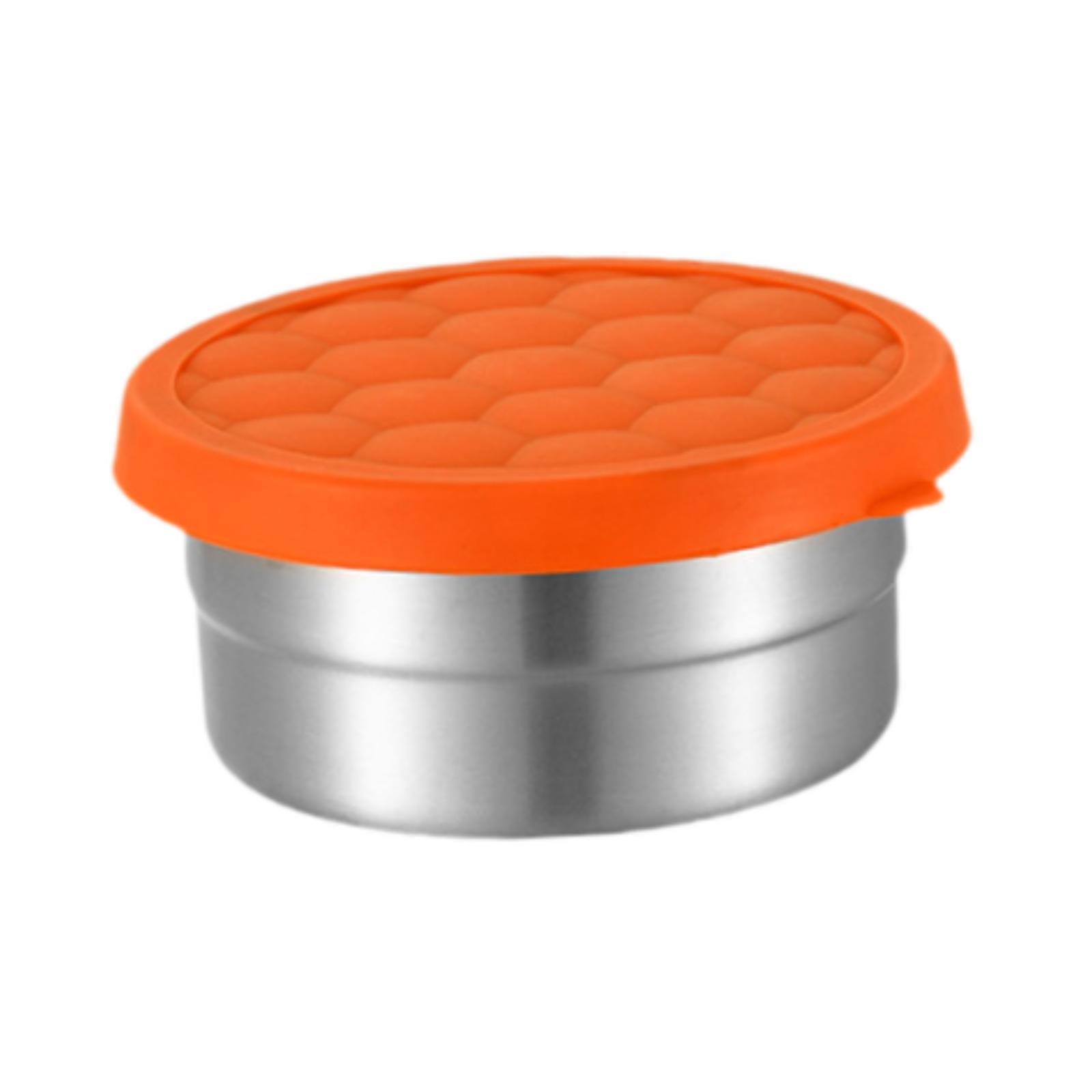 Leakproof Metal Meal Prep Food Storage Box Stackable Container for Kitchen Picnic Travel Use