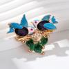 Stylish Alloy Bird Pin With Sturdy Plating Portable for Outfits Bags and Gift Giving