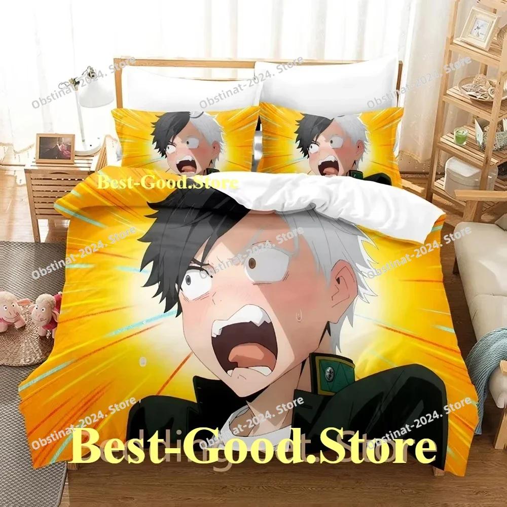 Fashion Anime WIND BREAKER Beding Set Printed Bed Linen Set With Pilowcase Bed Soft Duvet Cover Soft Single Double Quen Super King-Sized Dimensionsd