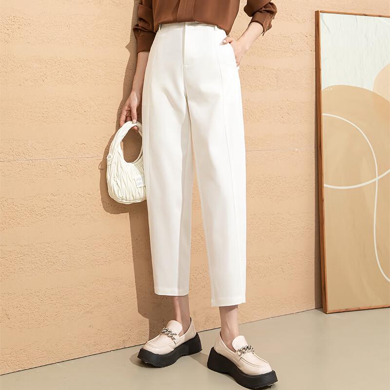 Fanzhen Women's Modal Blend Harem Ankle Trousers