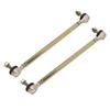 2Pcs 250mm Ball Joint Tie Rod 10mm Thread Steel Alloy for 125cc Quad Dirt Bike ATV Go Kart
