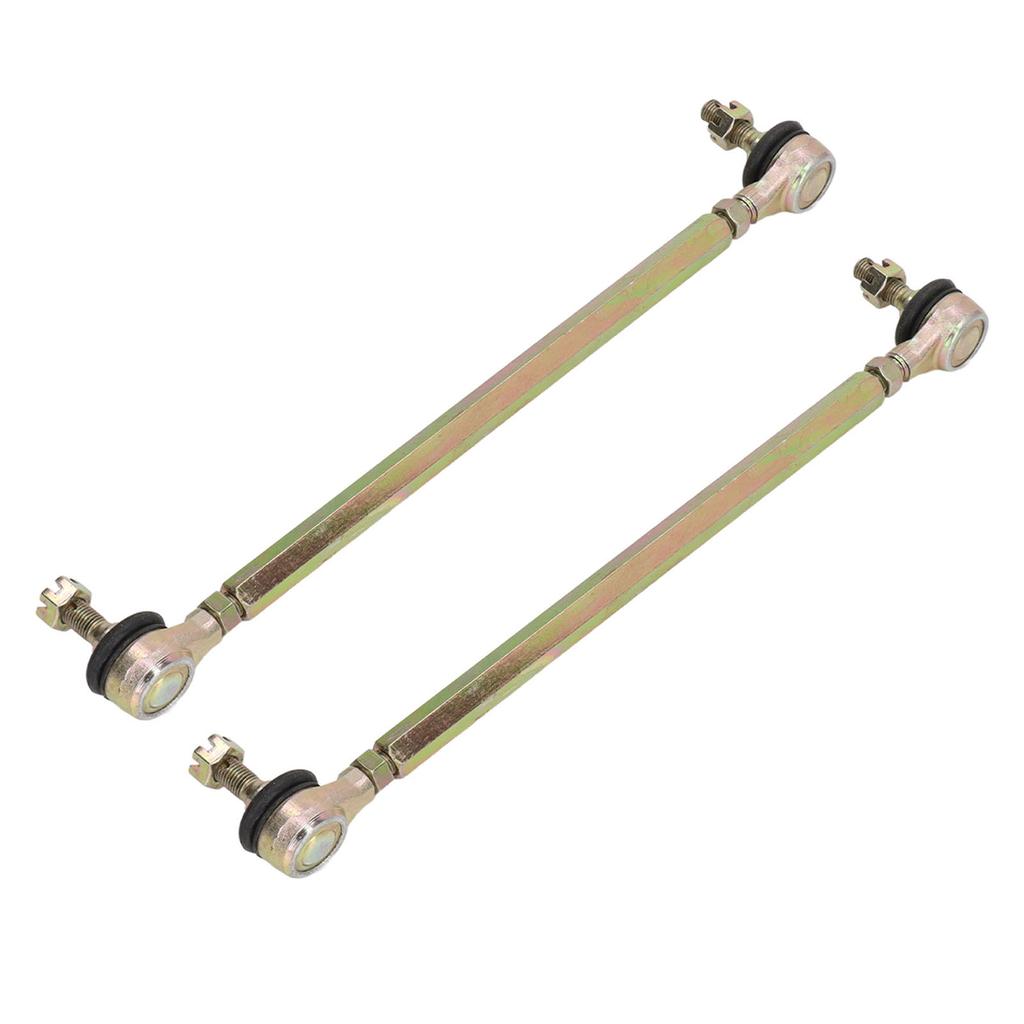 2Pcs 250mm Ball Joint Tie Rod 10mm Thread Steel Alloy for 125cc Quad Dirt Bike ATV Go Kart