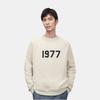 Fear of God Essentials Essentials 1977 Collection SS22 Crewneck Long Sleeve Fleece Sweatshirt Men Sweatshirt Wheat FOG-SS22-179