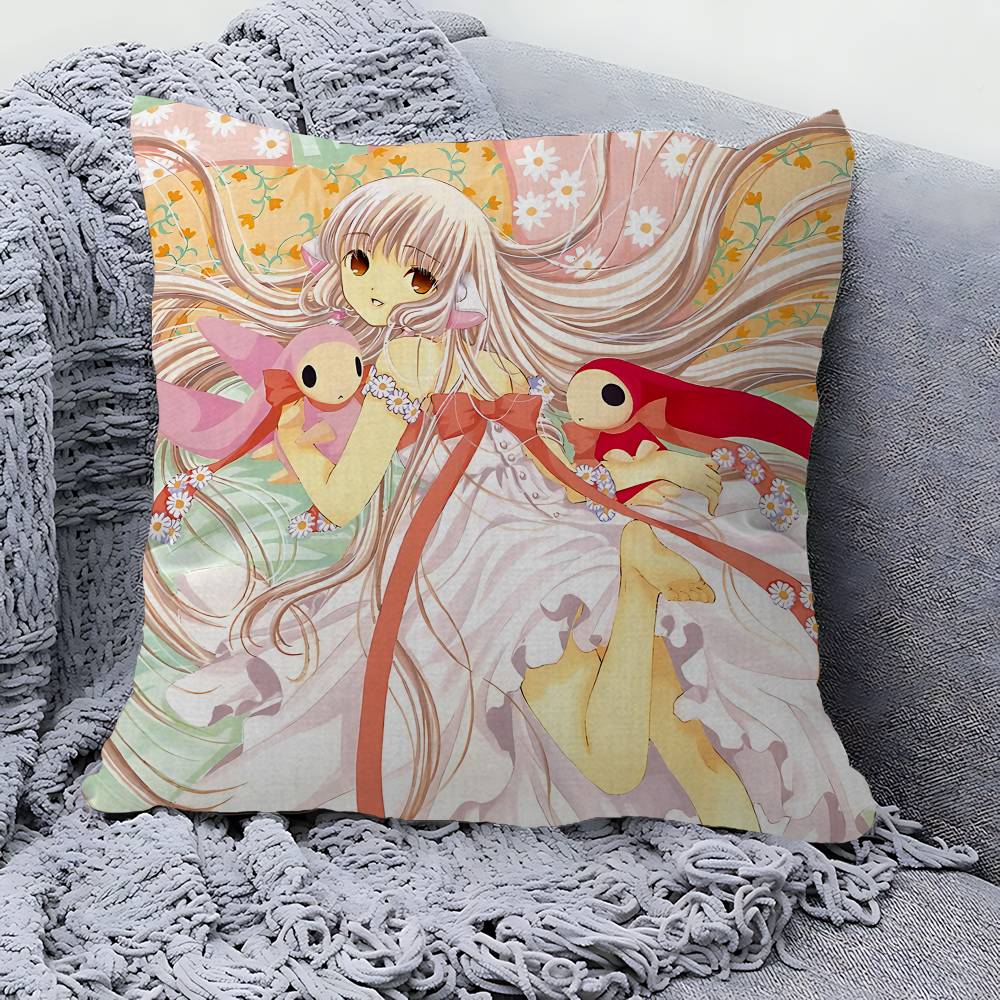 Cute Anime C-Chobits Cartoon pillow cover sofa cushion cover home room decoration children gift
