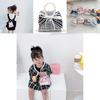 Adorable Children's Bowknot Crossbody Bag Fashionable Floral Design For Girls