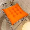 Car Seat Comfort Cushion Square Chair with Ties, Ultra Soft Office Cushion, 15.75"x15.75" Breathable Pad for Home Work All Seasons