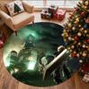Final Fantasy Pattern Round Rug, Indoor/Outdoor Mat, for Picnic, Gameroom, Bedroom, Office, Living Room, Home Decor Carpet, Birthday Gift