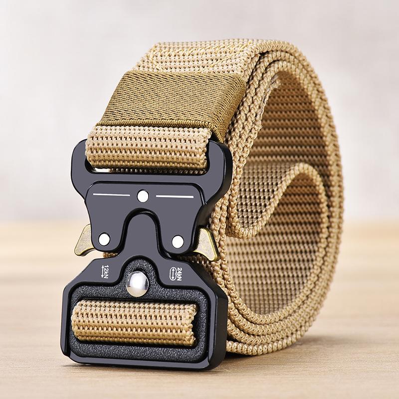 Männer Gürtel Armee Outdoor Jagd Taktische Multi Funktion Kampf Überleben Hohe Qualität Marine Corps Leinwand Für Nylon Gürtel