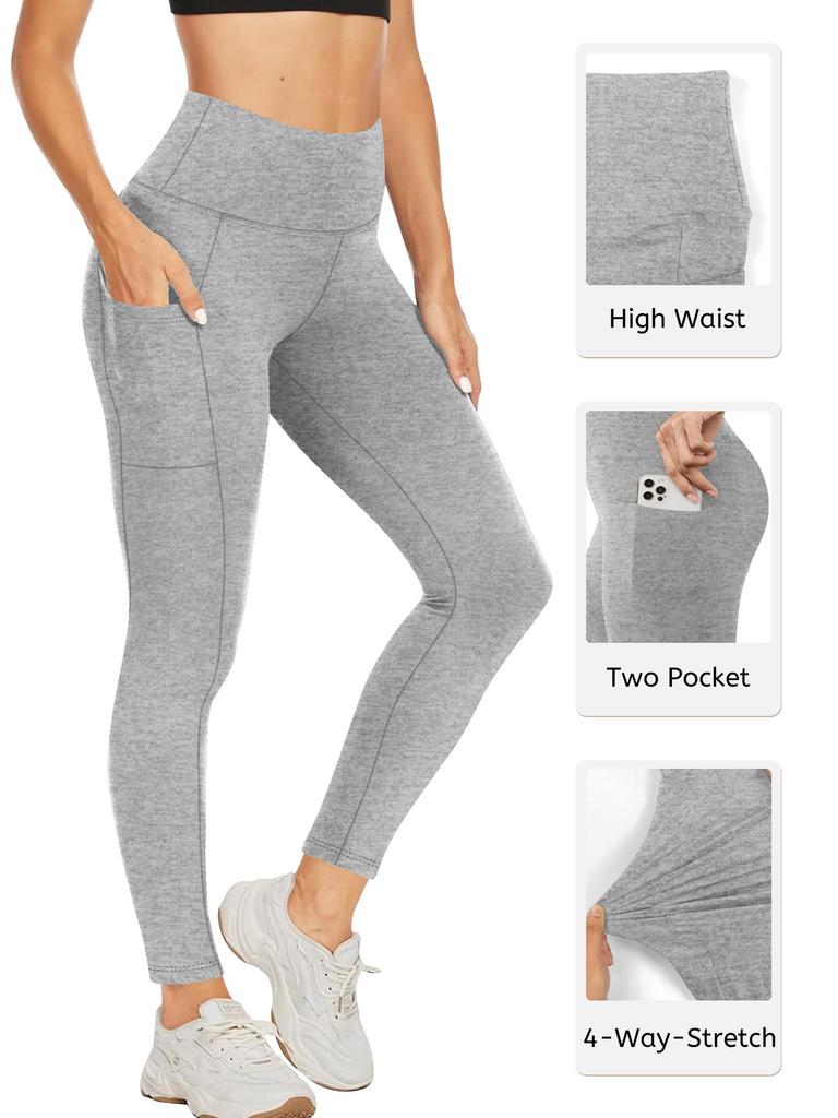 Taschen-Hüfthose Yoga-Hose Leopardenmuster Frühling/Herbst Milchseide 9-Zoll-Hose Nackt-Gefühl Yoga-Basisschicht-Hose