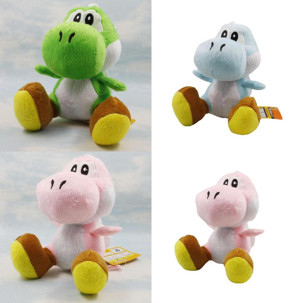 Adorable Yoshi Plush Toy Soft Green Dinosaur Stuffed Animal Perfect For Kids